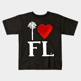 I Heart Florida (remix) by Tai's Tees Kids T-Shirt